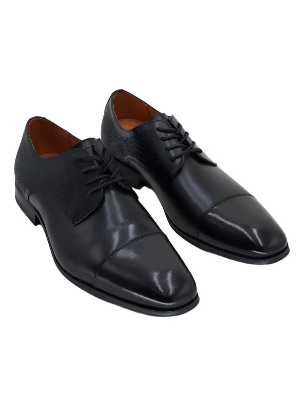 Florsheim Mens's Calipa Cap-Toe Dress Oxfords Black Size US 9M EU 42